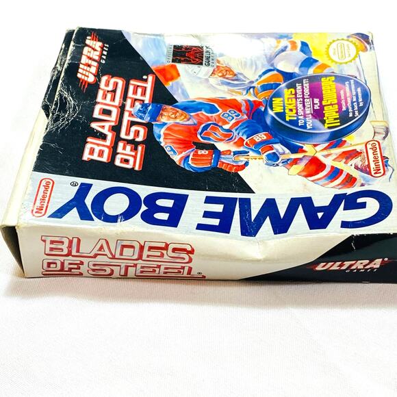 Blades of Steel - Nintendo Game Boy, 1991 CIB Hockey Sports Vintage Game - Picture 2 of 8